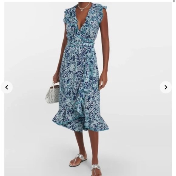 Poupete St Barth Aude Midi Dress XS - Picture 1 of 15